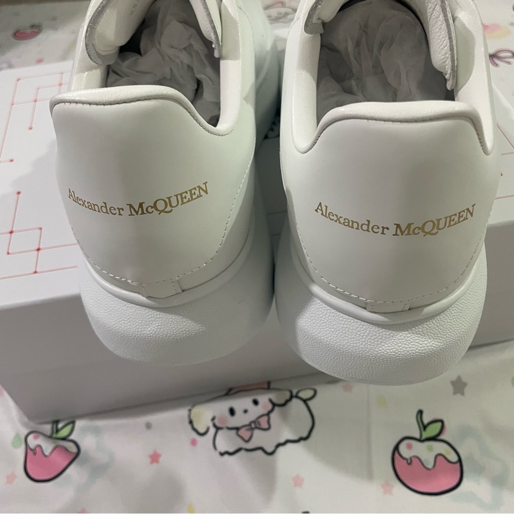 Alexander McQUEEN White Leather Oversized Sneaker - Picture 9 of 9